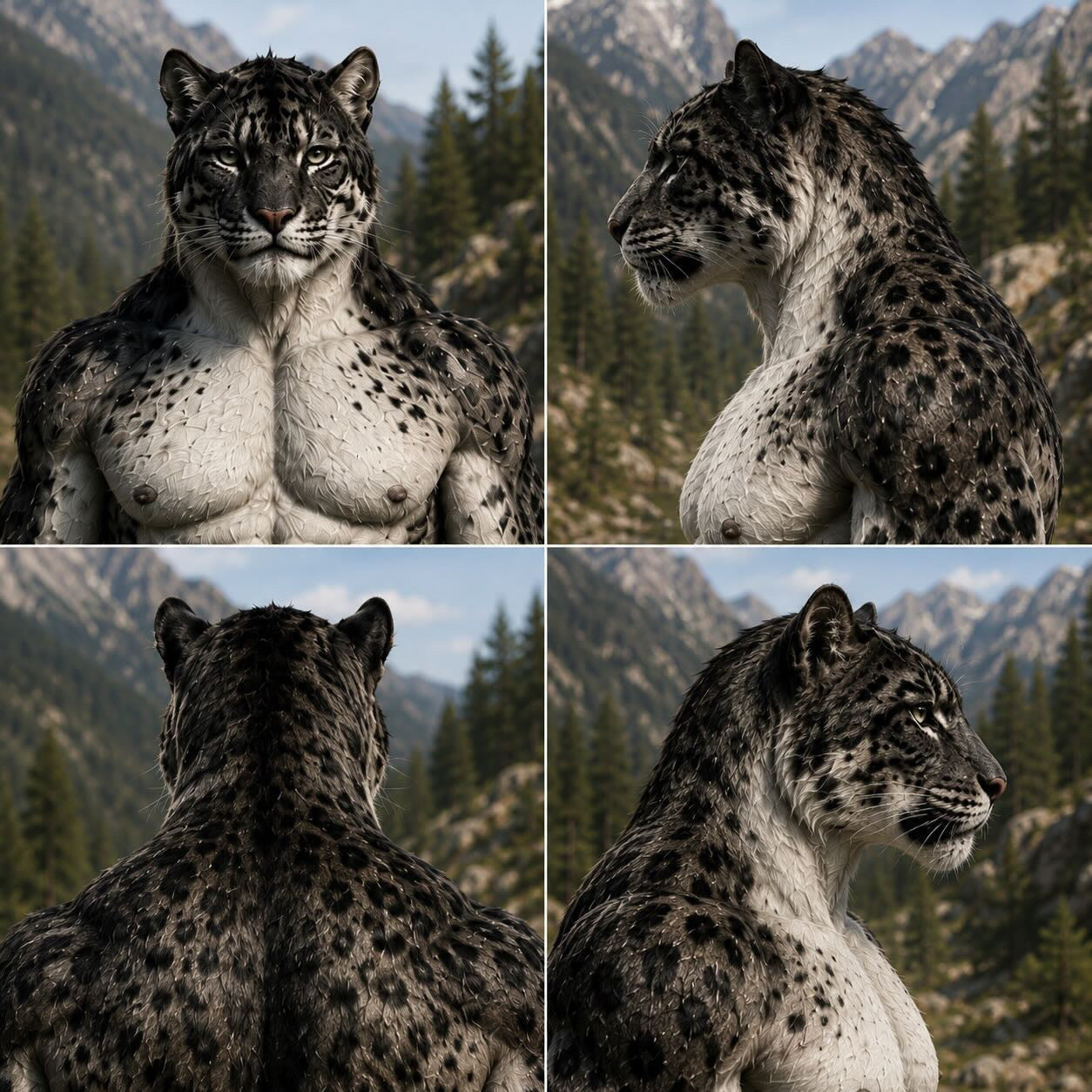 [Commission] Semi Realistic Tiger Fursuit Head and Tail