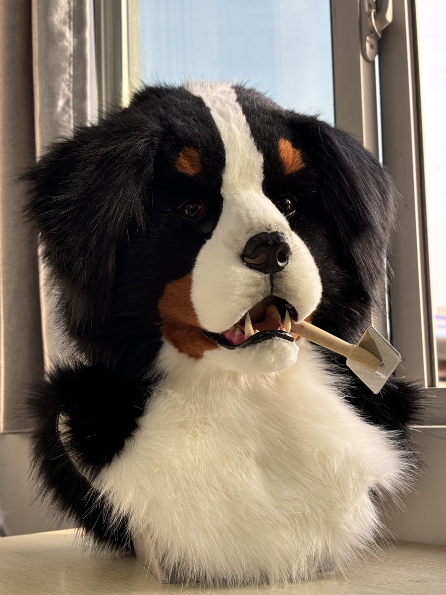 [Commissions] Bernese Mountain Dog Fursuit Partial