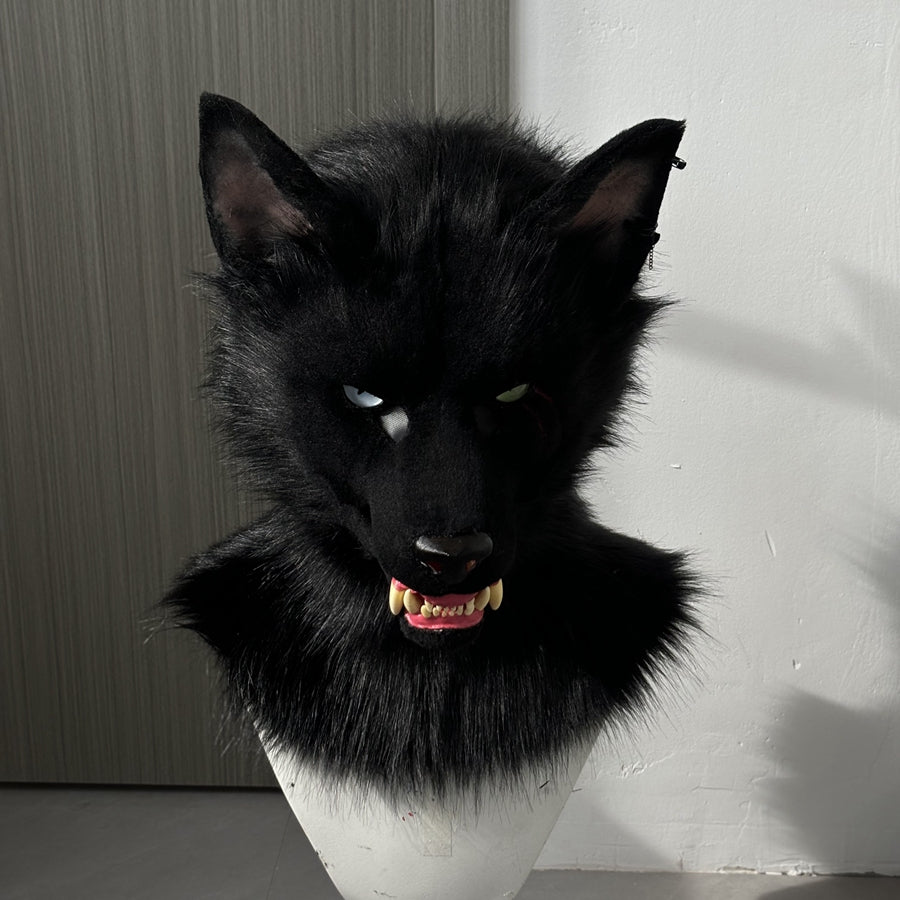 [Premade]Snarl Dog Movable Jaw Realistic Fursuit Head and Paws Costumes Headdress