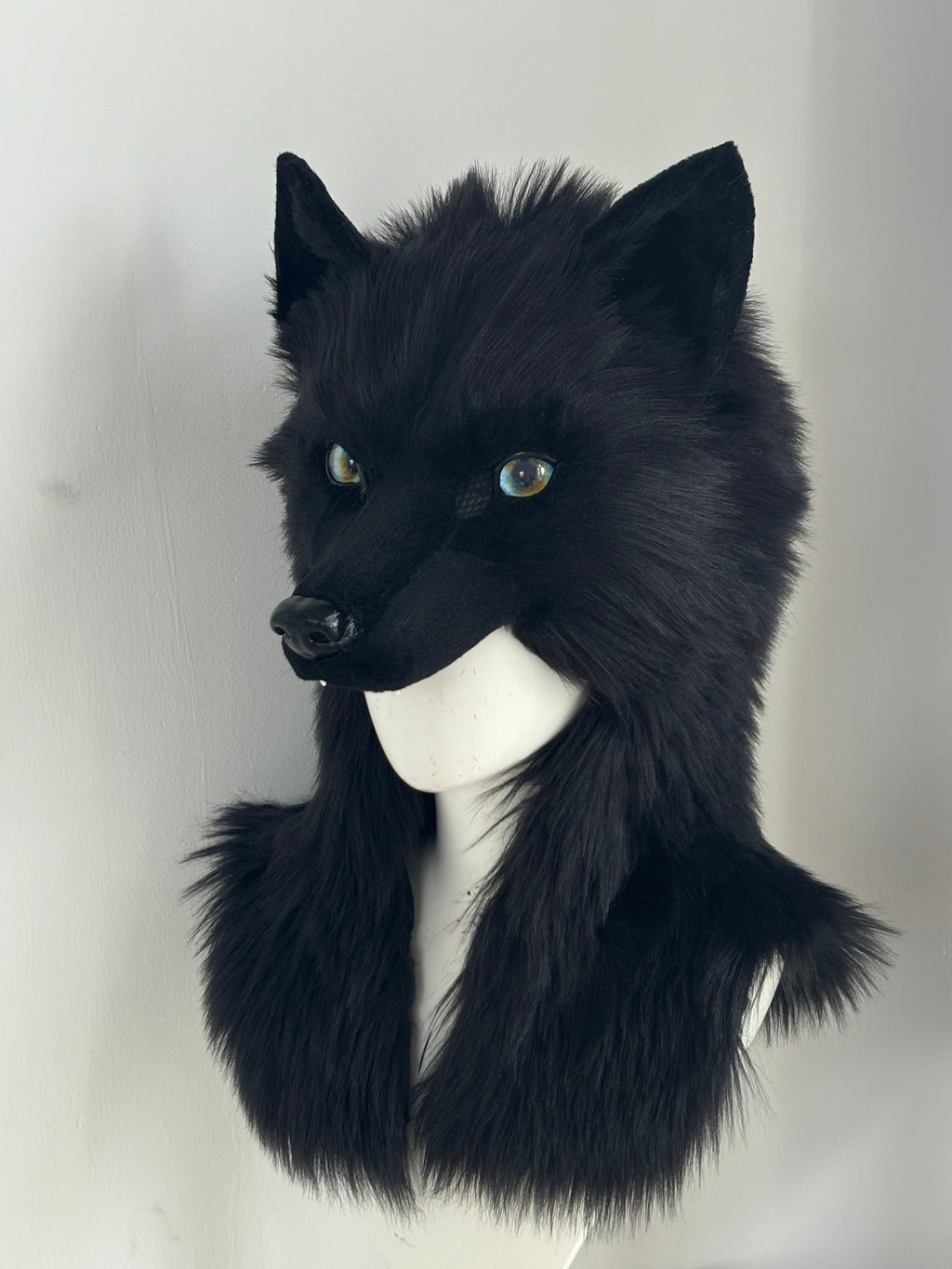 [MTO]Wolf Realistic Fursuit Hat Headdress Costumes Halloween Headpiece