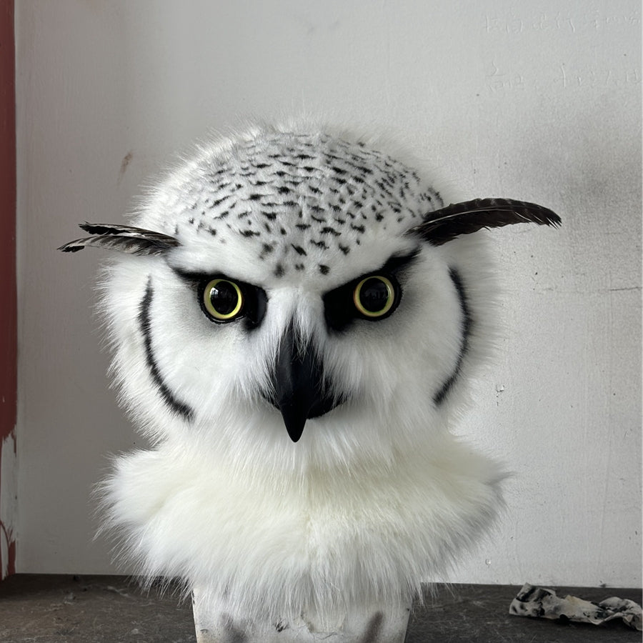 [Premade]Owl Movable Jaw Realistic Fursuit Head Costumes Headdress