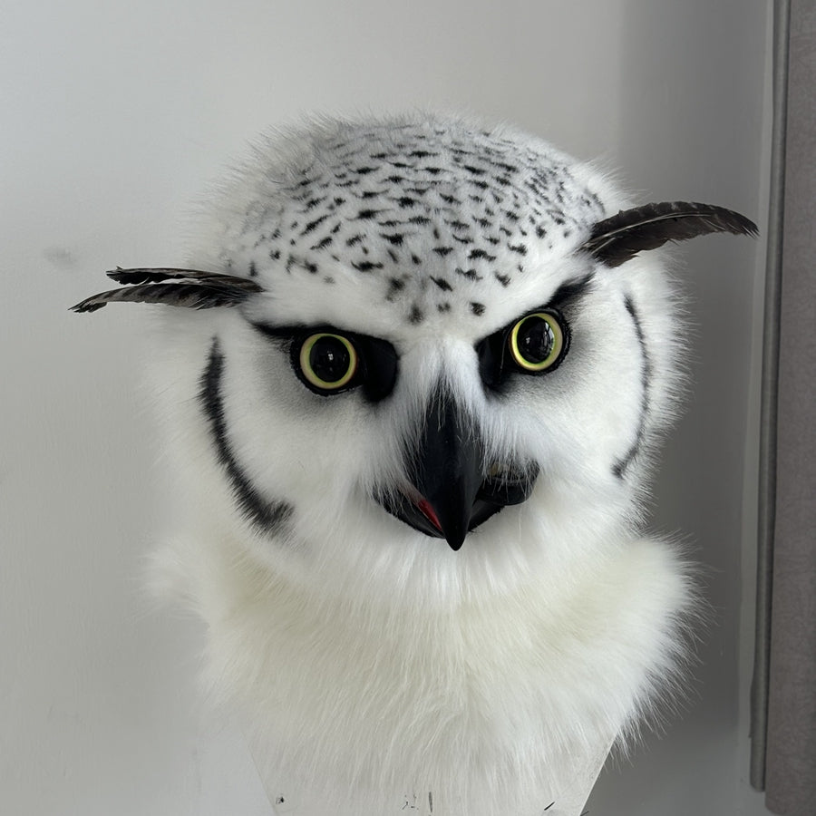 [Premade]Owl Movable Jaw Realistic Fursuit Head Costumes Headdress