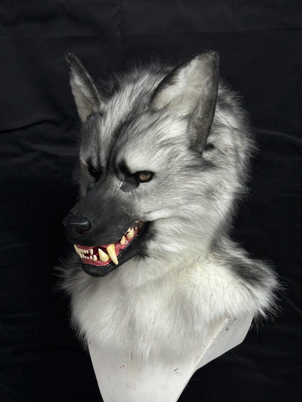 [Premade]Snarl Dog Movable Jaw Realistic Fursuit Head Costumes Headdress
