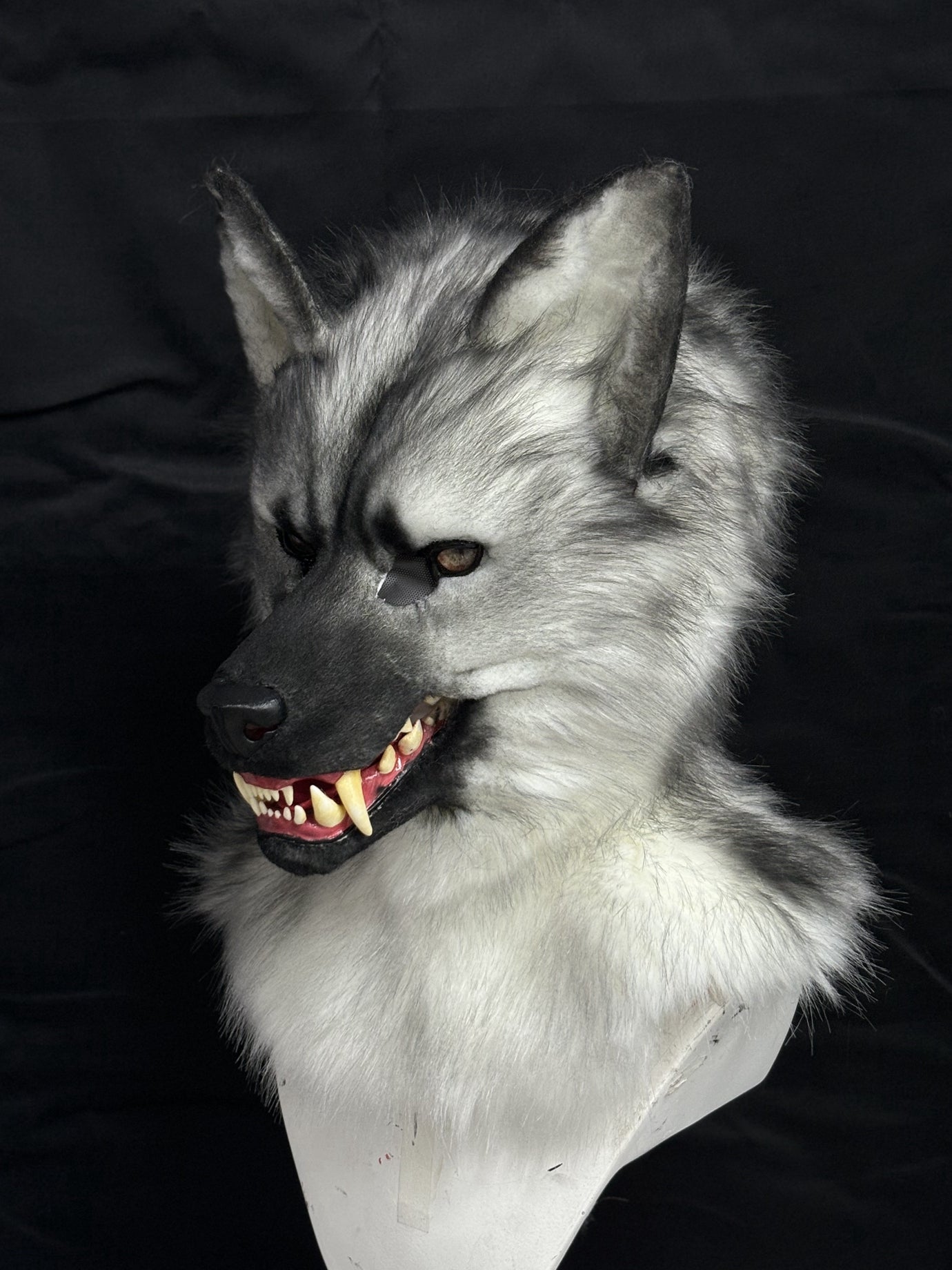 [Premade]Snarl Dog Movable Jaw Realistic Fursuit Head Costumes Headdress