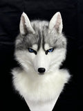 [Premade]Husky Dog Movable Jaw Realistic Fursuit Head Costumes Headdress