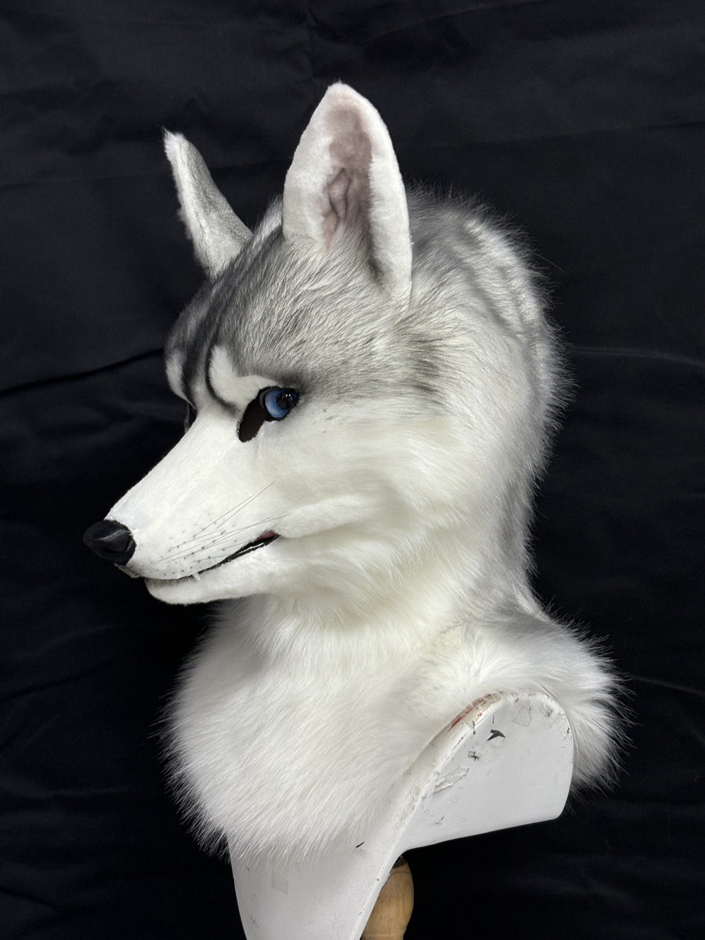 [Premade]Husky Dog Movable Jaw Realistic Fursuit Head Costumes Headdress