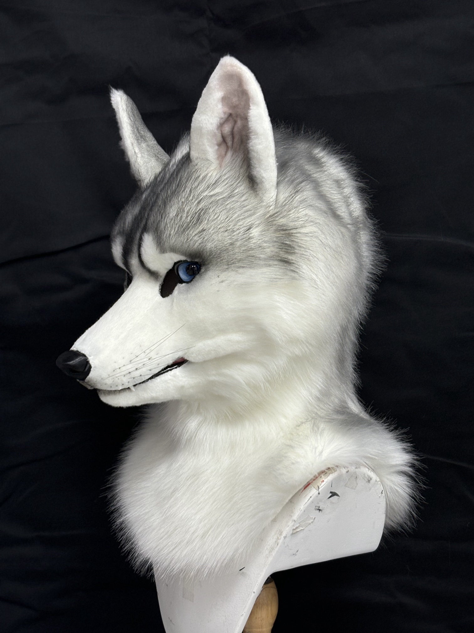 [Premade]Husky Dog Movable Jaw Realistic Fursuit Head Costumes Headdress