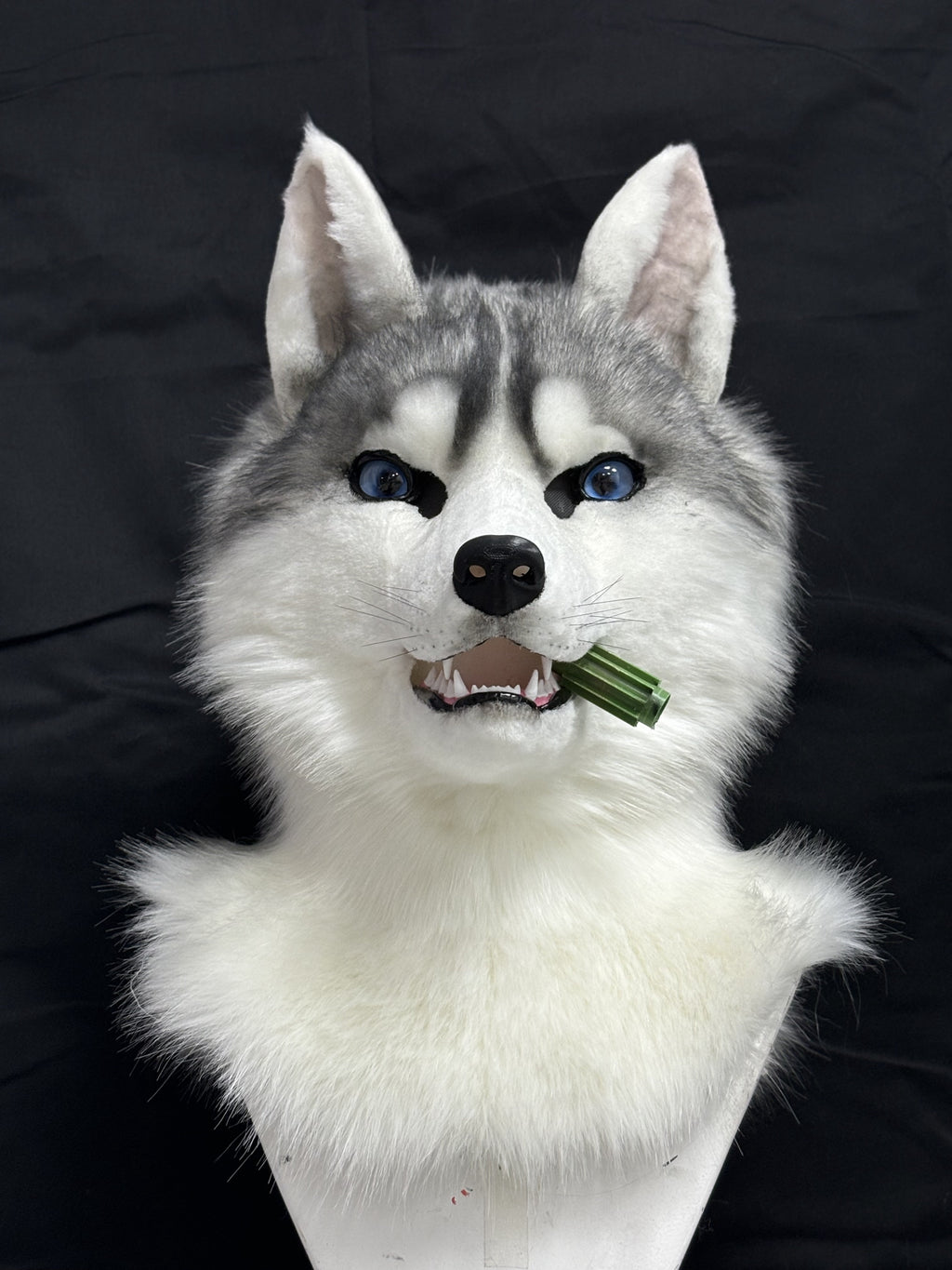 [Premade]Husky Dog Movable Jaw Realistic Fursuit Head Costumes Headdress