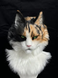 [Premade]Calico cat Realistic Fursuit Head Movable Jaw Headpiece Furry Costumes