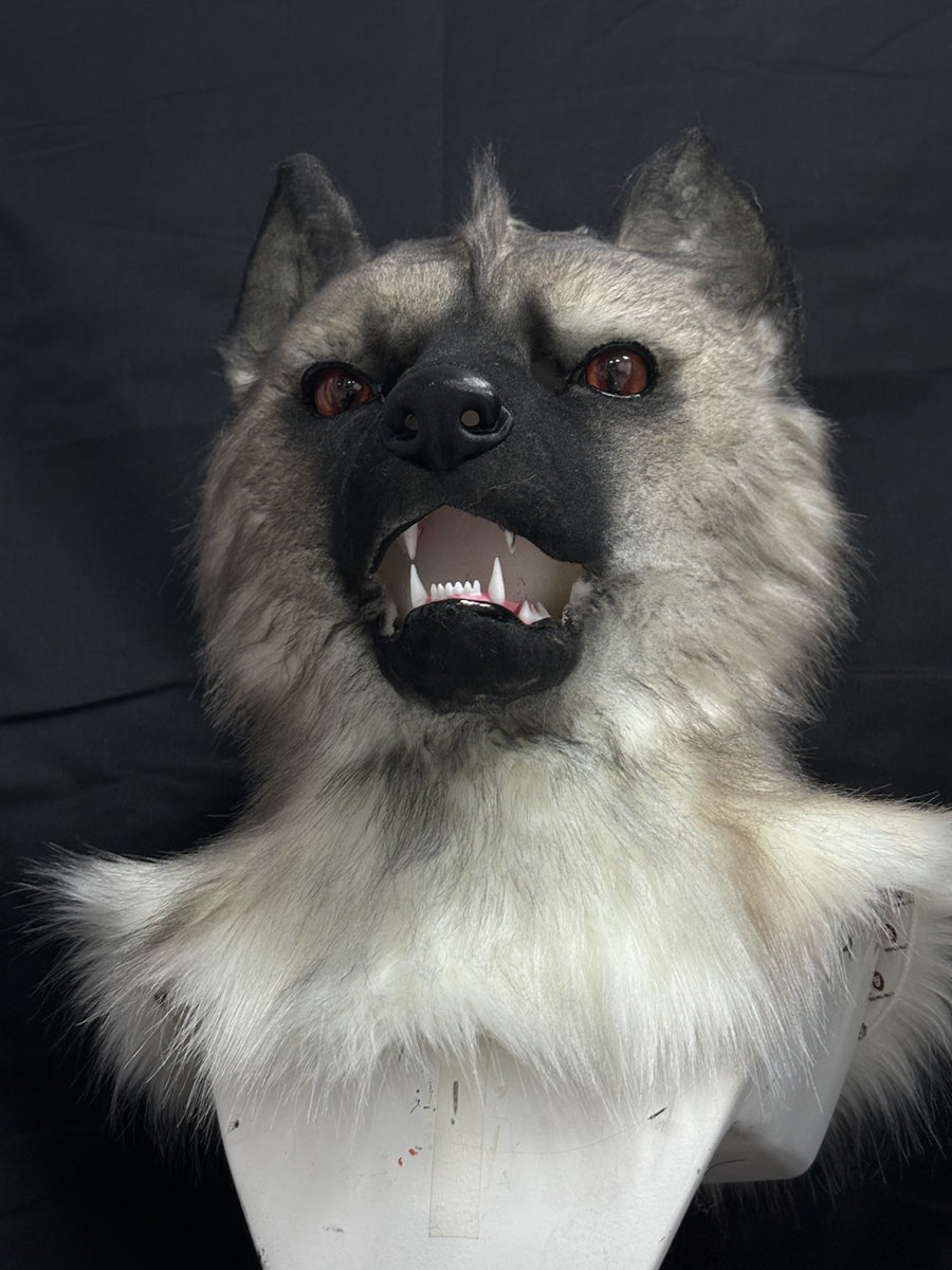 [Premade]Hyena Movable Jaw Realistic Fursuit Head Costumes Headdress