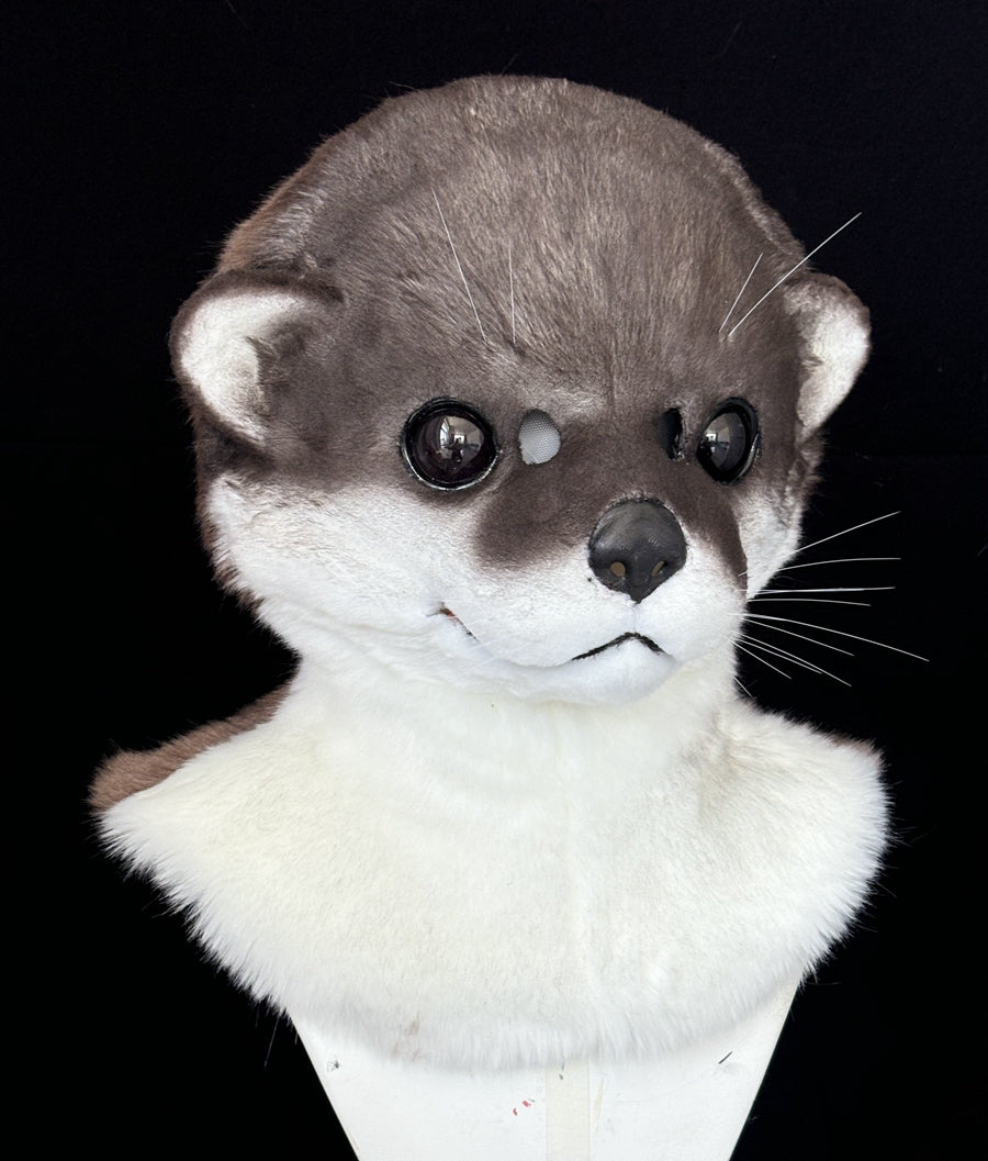 [Premade] Otter Realistic Fursuit Head Movable Jaw Headpiece Furry Costumes