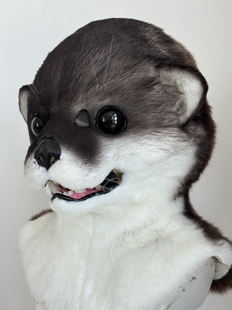 [Premade] Otter Realistic Fursuit Head Movable Jaw Headpiece Furry Costumes