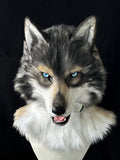 [Premade] Wolf Realistic Fursuit Head Movable Jaw Headpiece Furry Costumes
