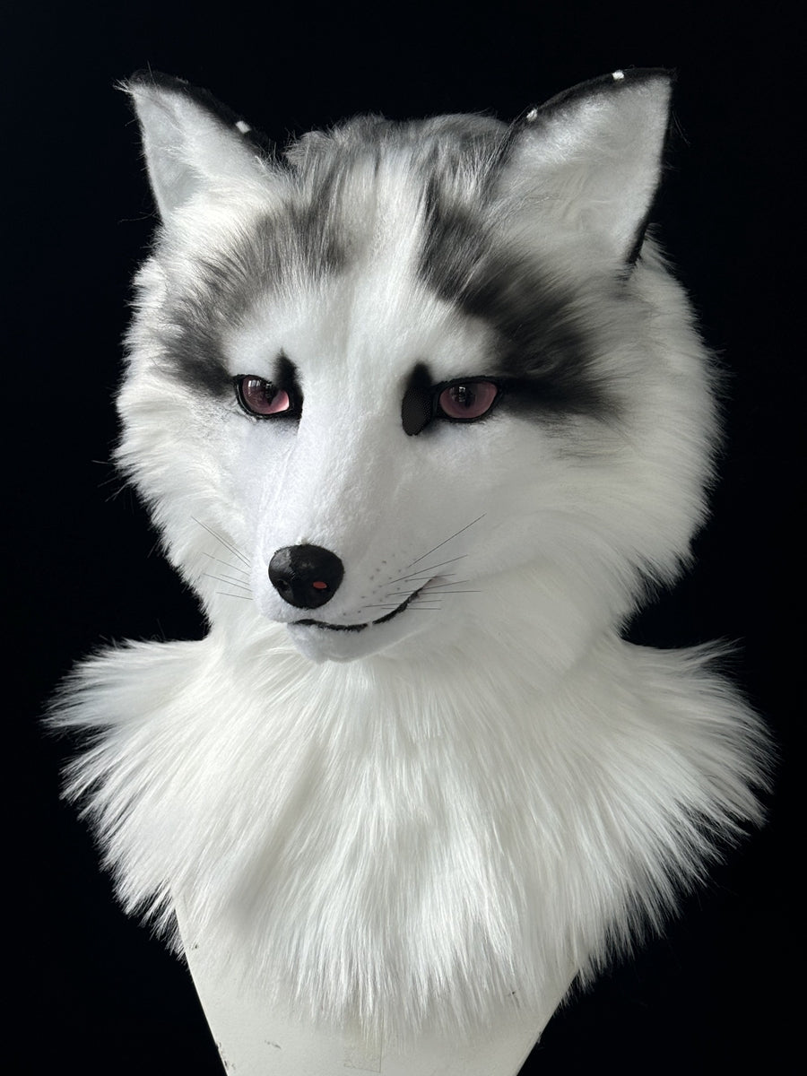 [Premade] Fox Realistic Fursuit Head Movable Jaw Headpiece Furry Costumes