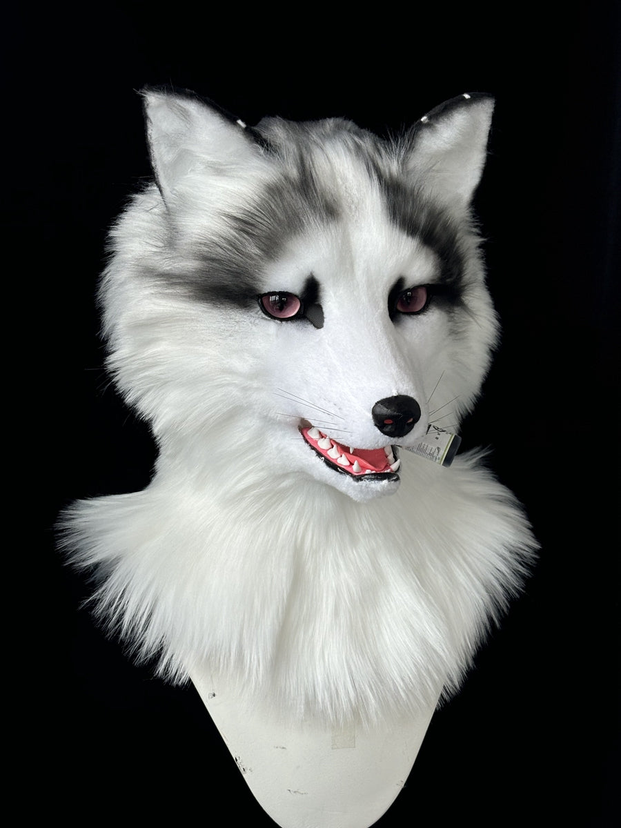 [Premade] Fox Realistic Fursuit Head Movable Jaw Headpiece Furry Costumes