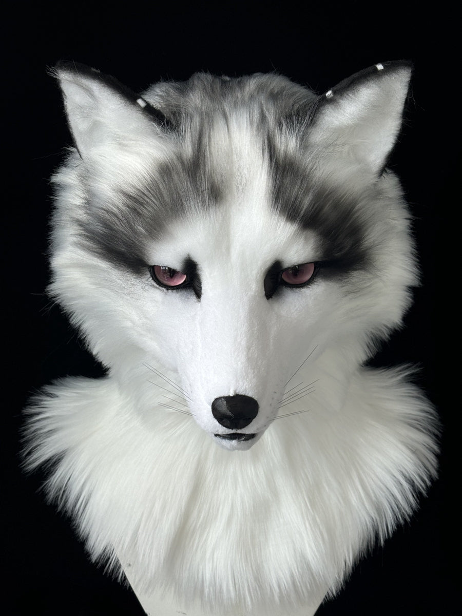 [Premade] Fox Realistic Fursuit Head Movable Jaw Headpiece Furry Costumes