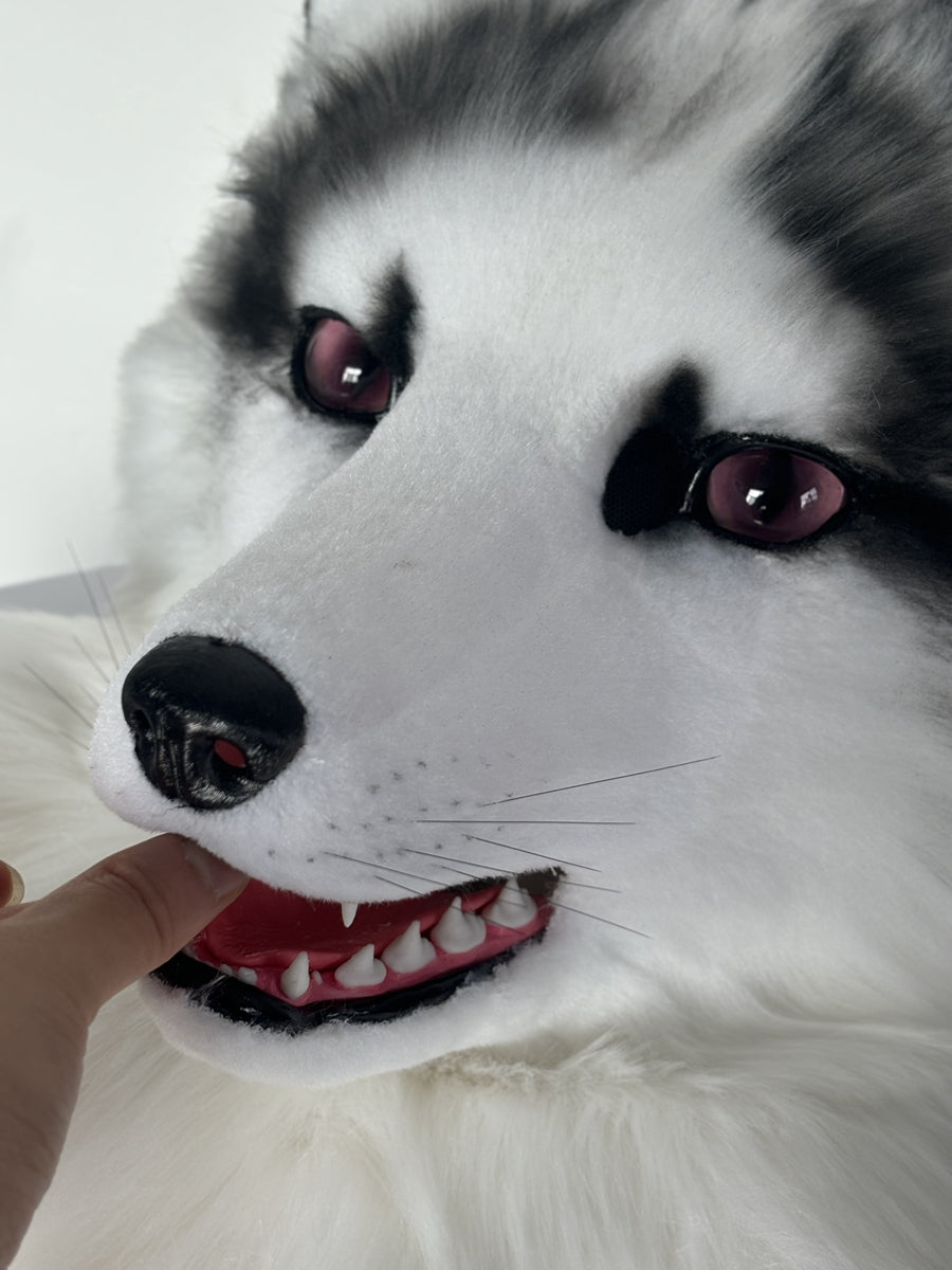 [Premade] Fox Realistic Fursuit Head Movable Jaw Headpiece Furry Costumes