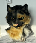 [Premade]Tortie Cat Movable Jaw Realistic Fursuit Head Costumes Headdress