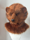 [Premade] Brown Bear Realistic Fursuit Head Movable Jaw Headpiece Furry Costumes