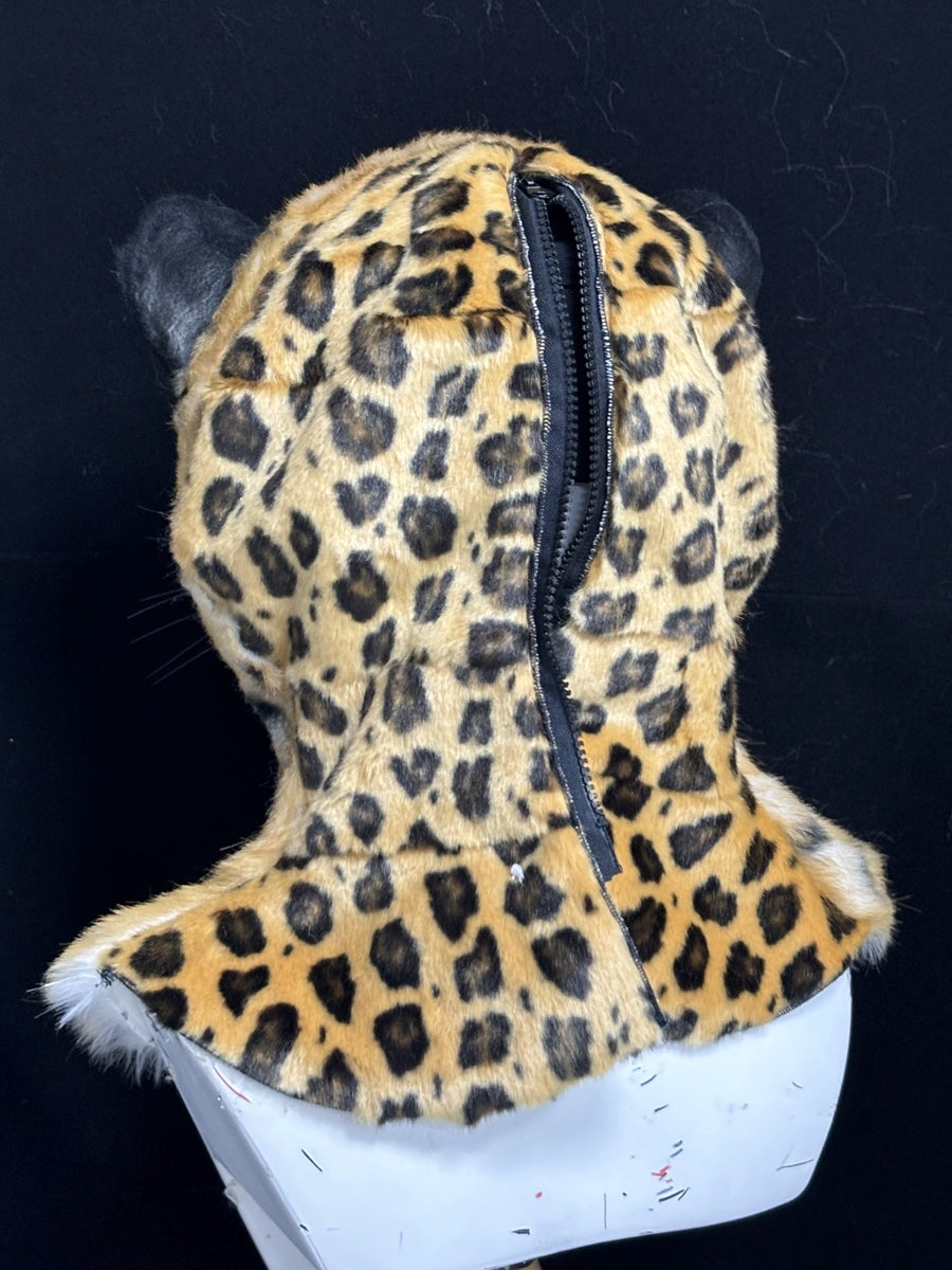 [Premade] Jaguar Realistic Fursuit Head Movable Jaw Headpiece Furry Costumes