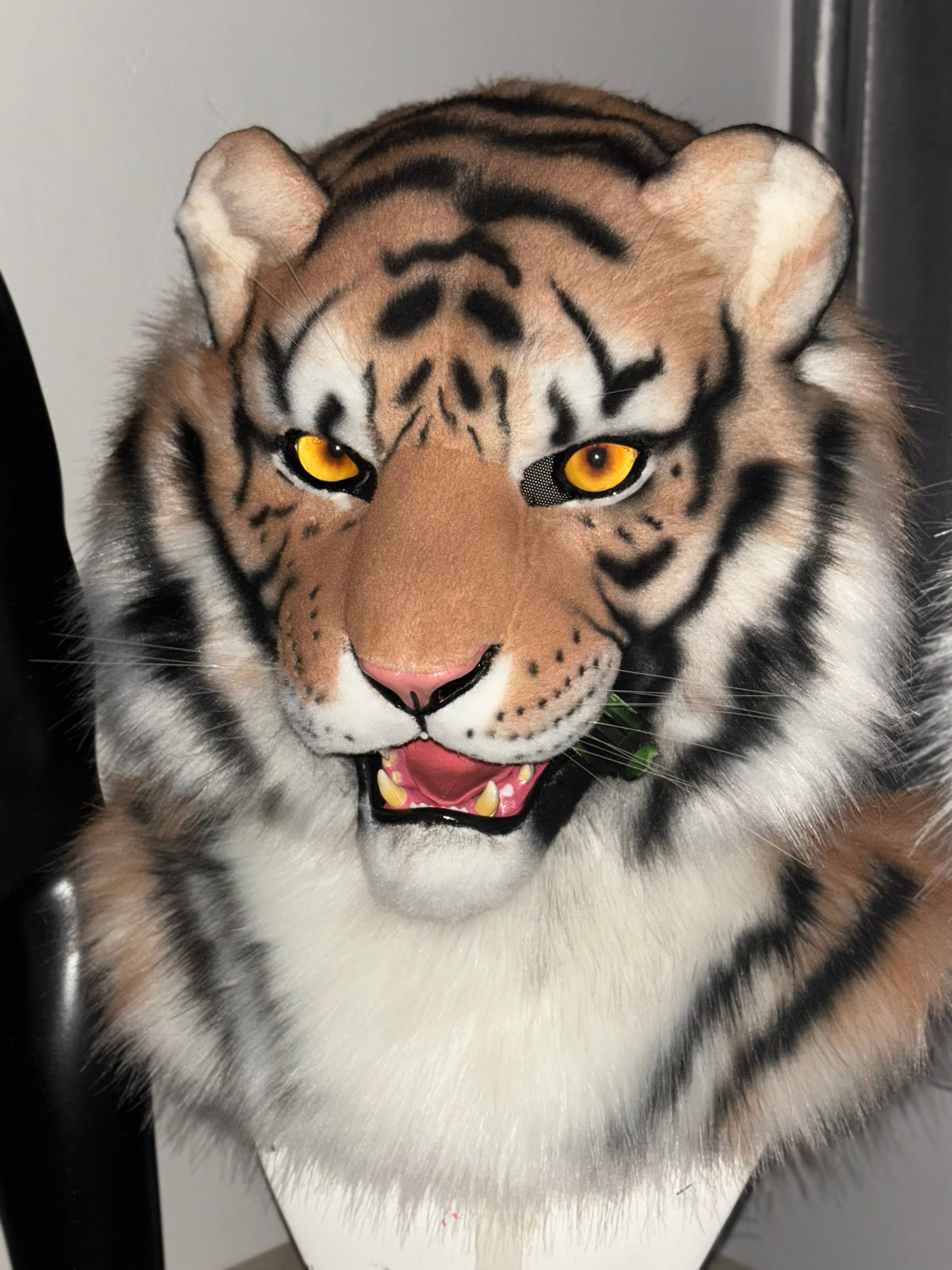 [Premade] Tiger Realistic Fursuit Head Movable Jaw Beast Headdress Costumes