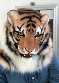 [Premade] Tiger Realistic Fursuit Head Movable Jaw Beast Headdress Costumes