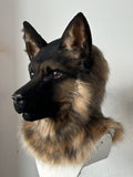 [Premade] Germany Shepherd Dog Realistic Fursuit Head Movable Jaw