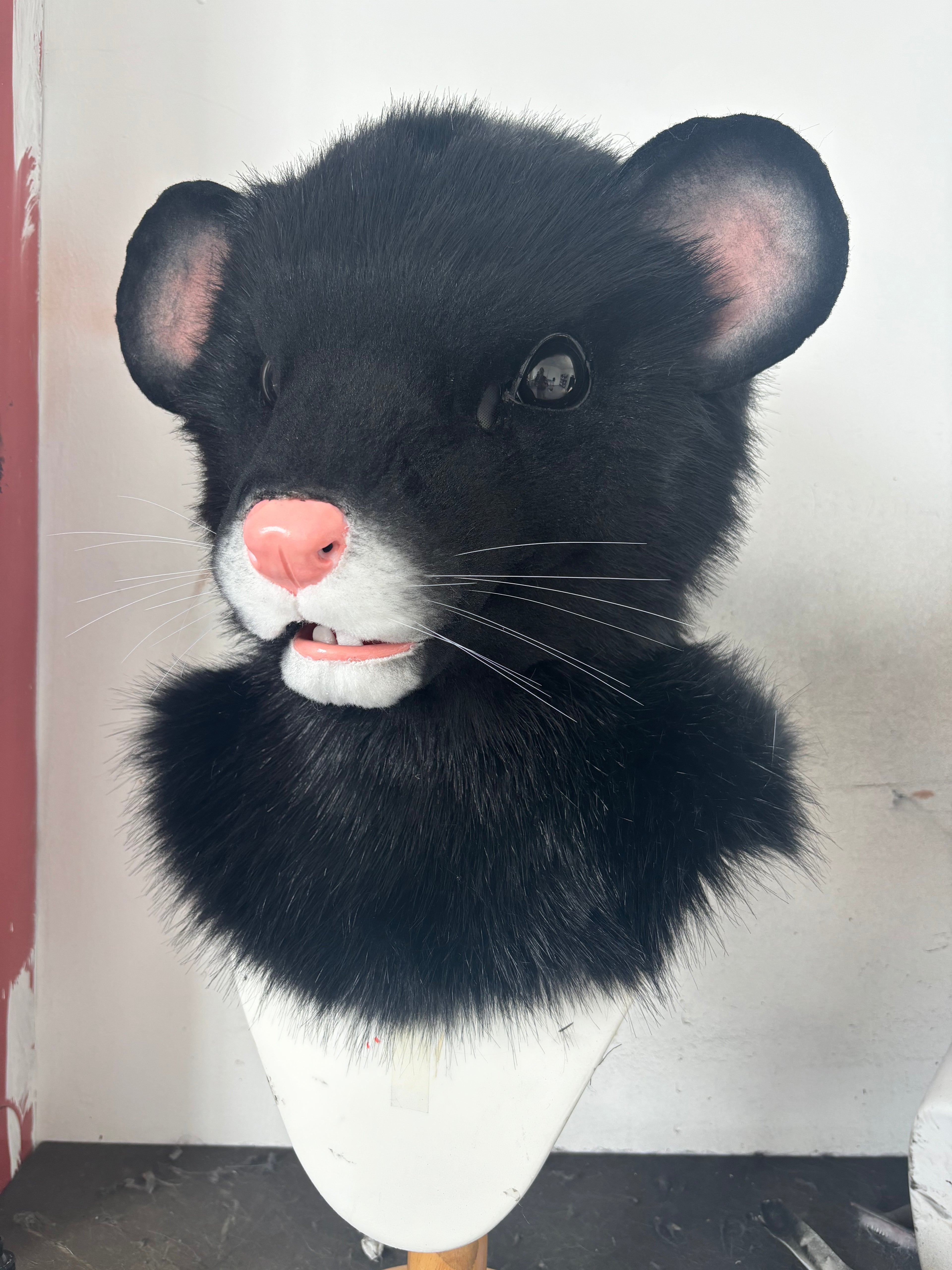 [Premade] Movable Jaw Realistic Rat Fursuit Head Cosplay Halloween Costumes