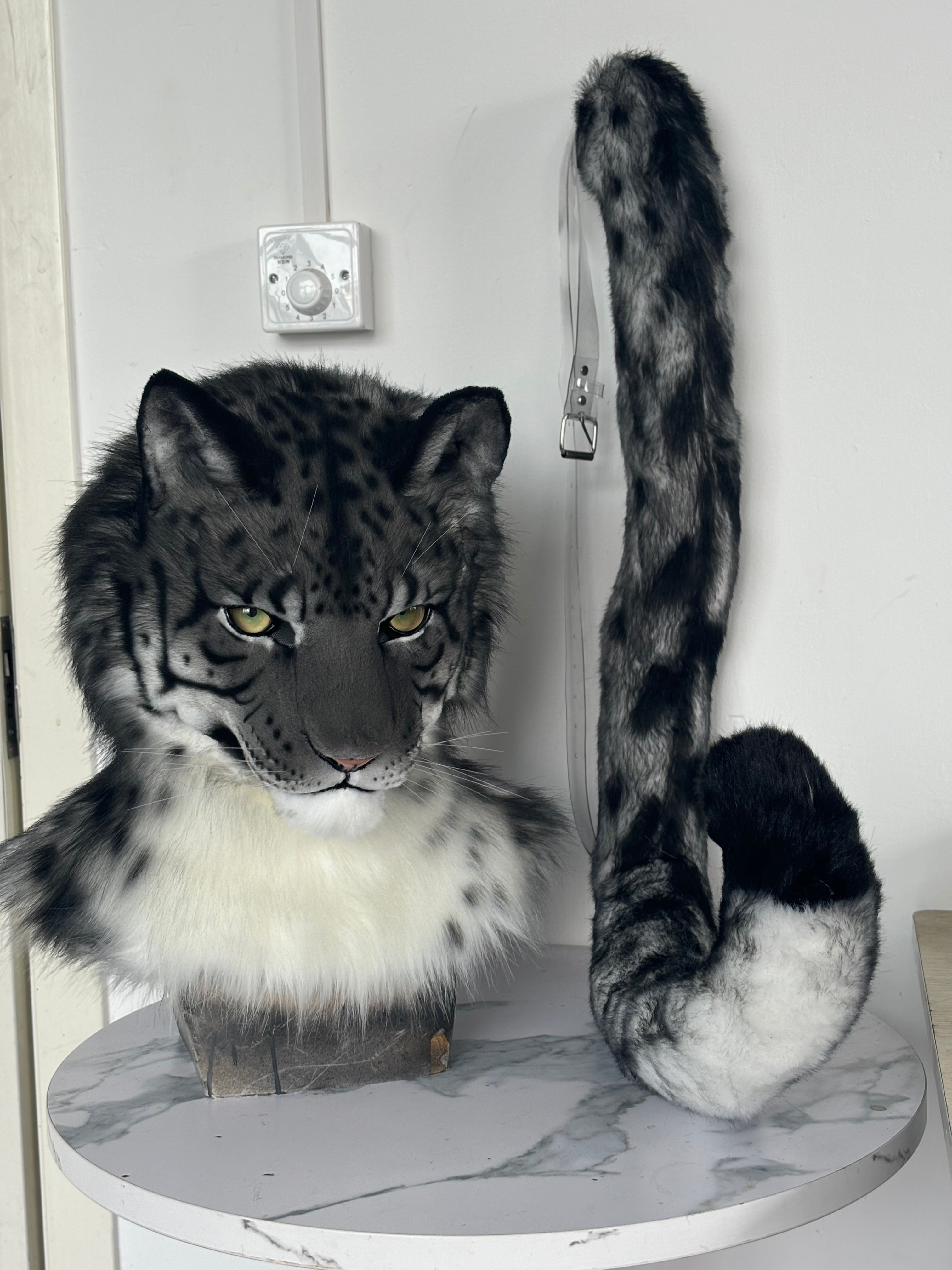 [Commission] Semi Realistic Tiger Fursuit Head and Tail