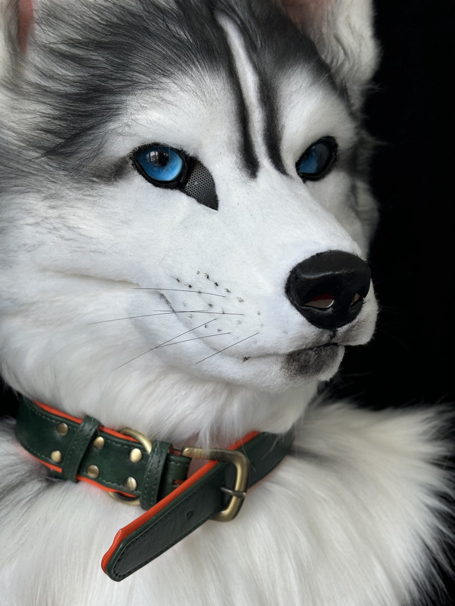[Premade] Husky Dog Realistic Fursuit Head Furry Costumes Mask Headdress