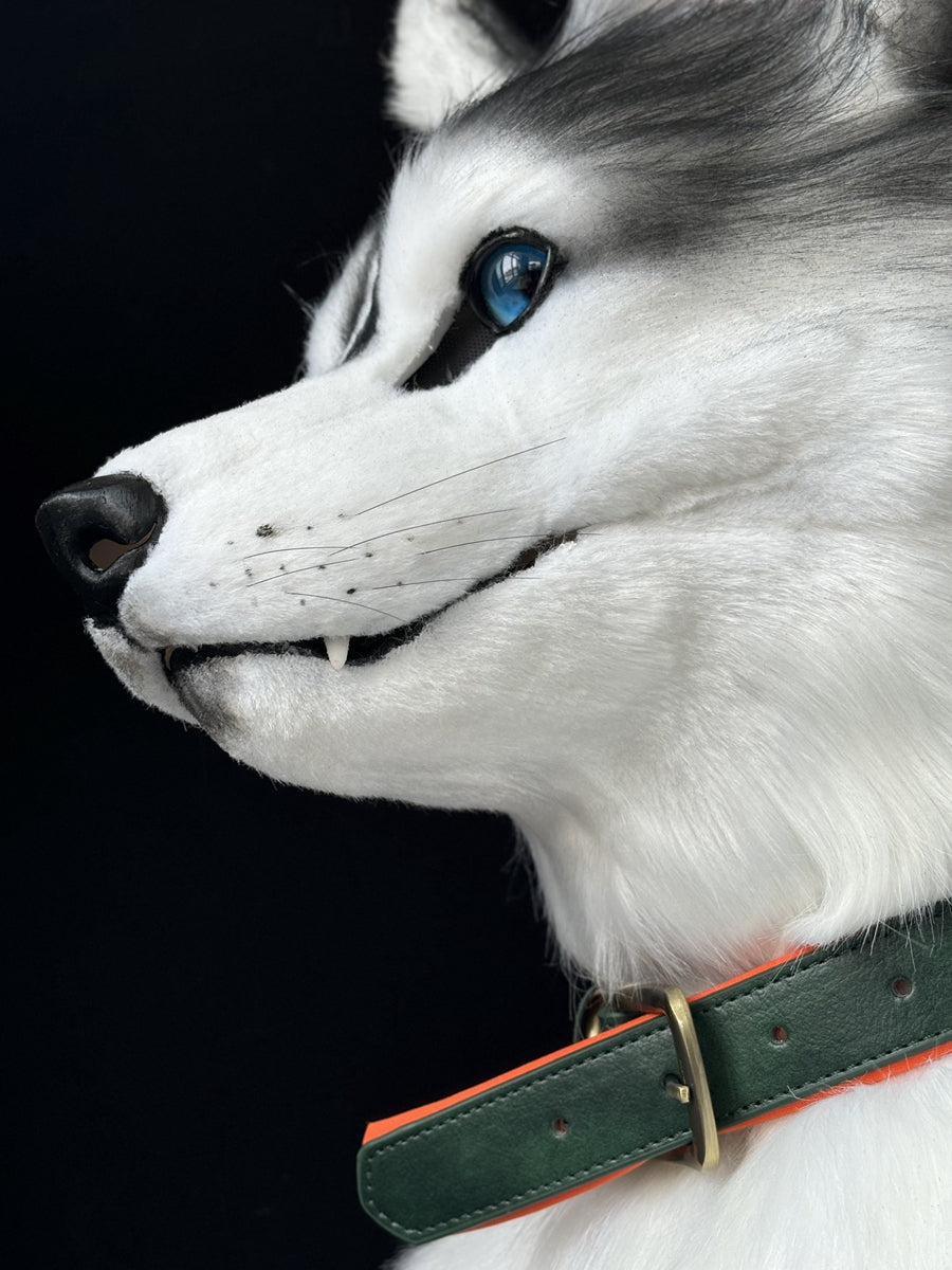 [Premade] Husky Dog Realistic Fursuit Head Furry Costumes Mask Headdress