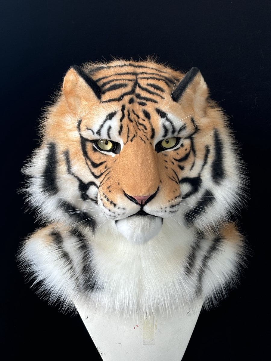 [Premade] Tiger Realistic Fursuit Partial Furry Costumes Mask Headdress