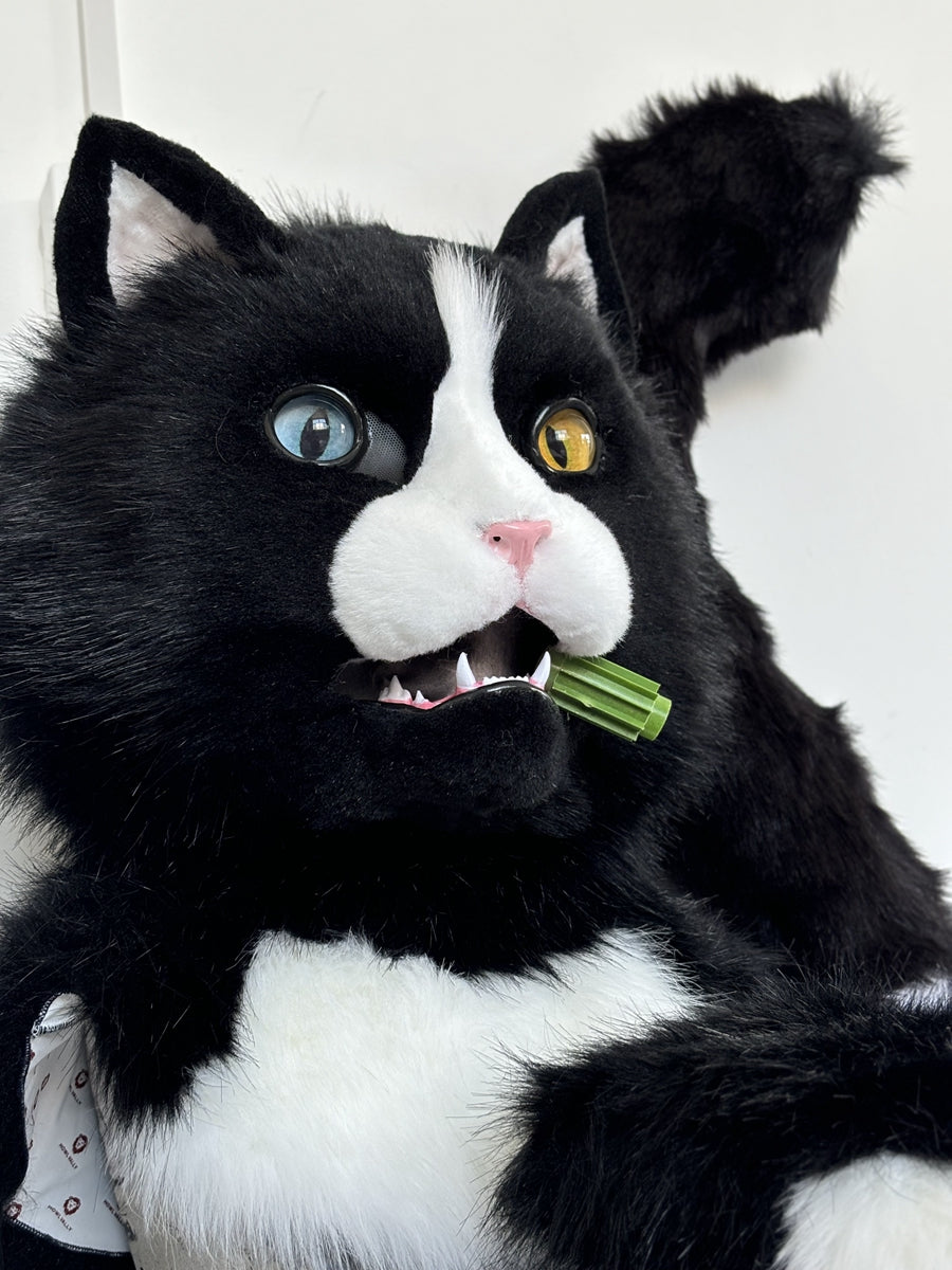 [Premade] Cute Cat Realistic Fursuit Partial Furry Costumes Mask Headdress