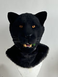 [Premade] Black Panther Realistic Fursuit Head Furry Costumes Beast Mask Headdress