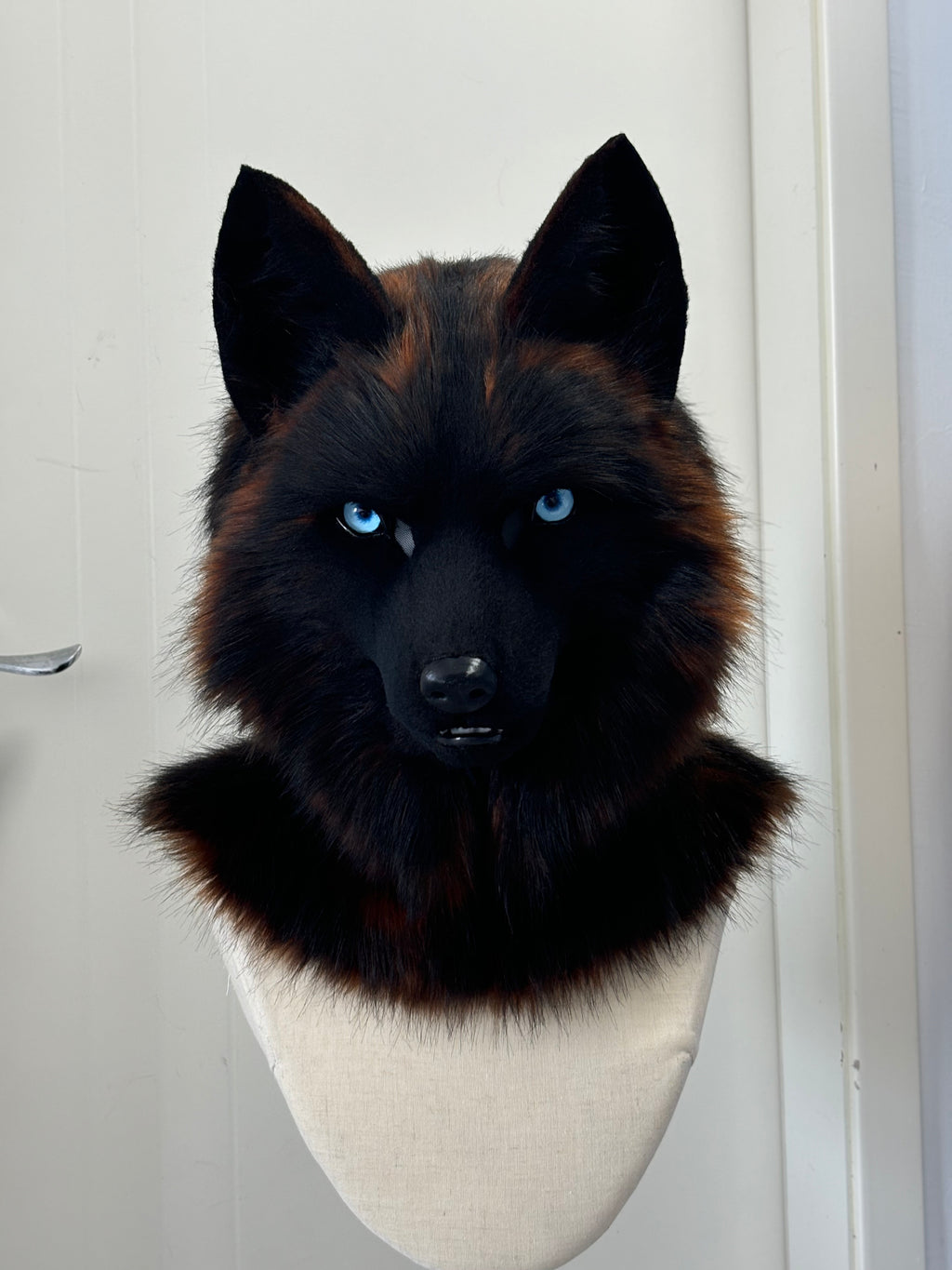[Commissions] Wolf Realistic Fursuit Head