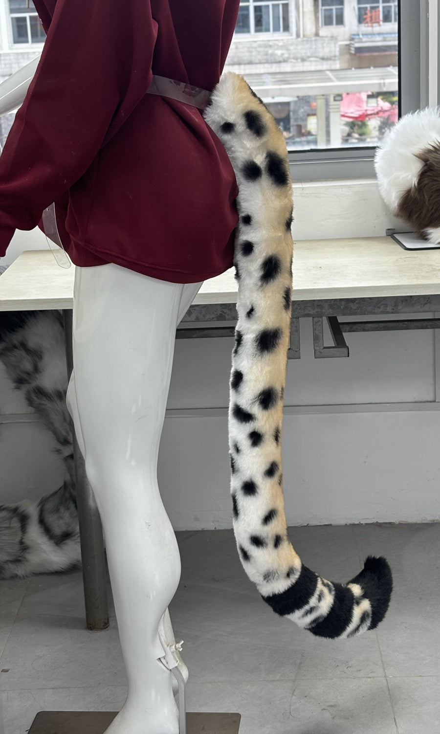 [Premade] Cheetah Realistic Fursuit Partial Furry Costumes Mask Headdress