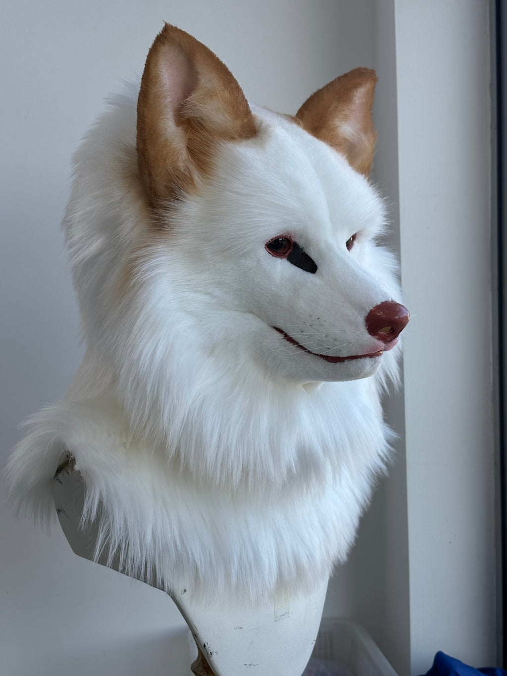 [Premade] Dog Realistic Fursuit Head Furry Costumes Mask Headdress