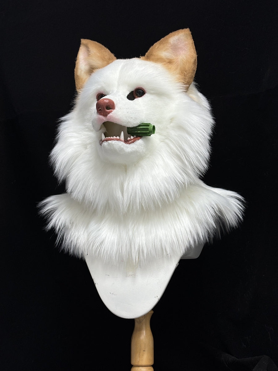 [Premade] Dog Realistic Fursuit Head Furry Costumes Mask Headdress
