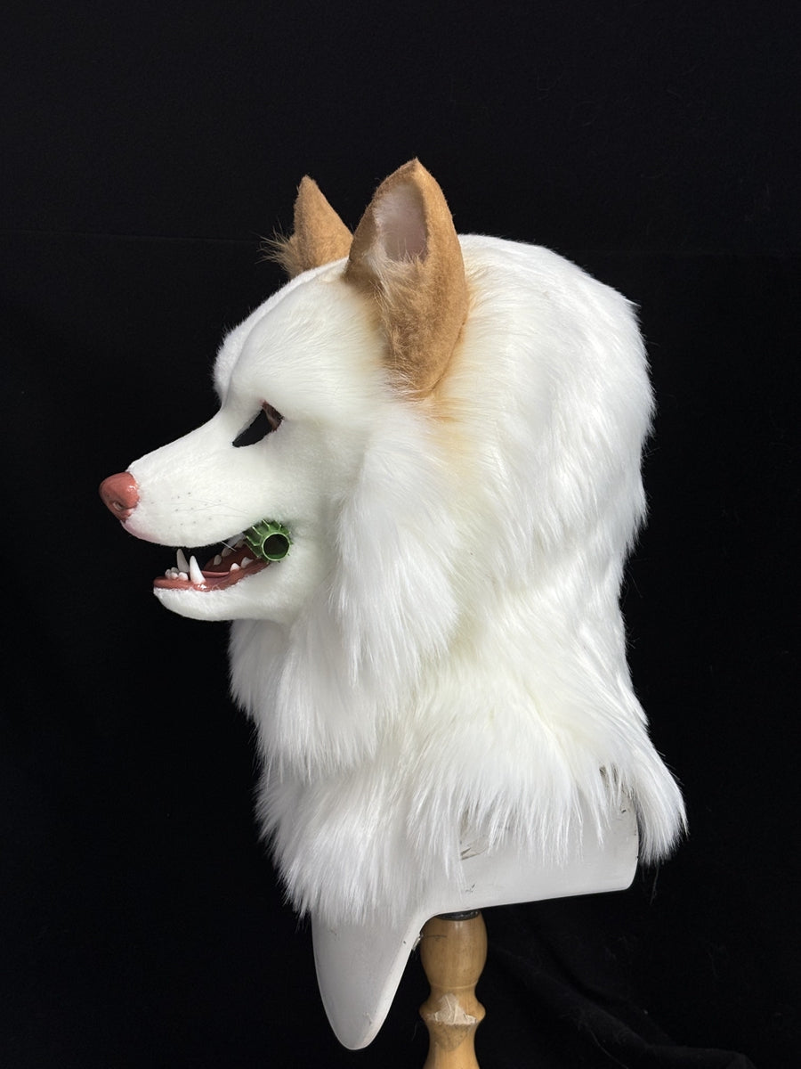 [Premade] Dog Realistic Fursuit Head Furry Costumes Mask Headdress
