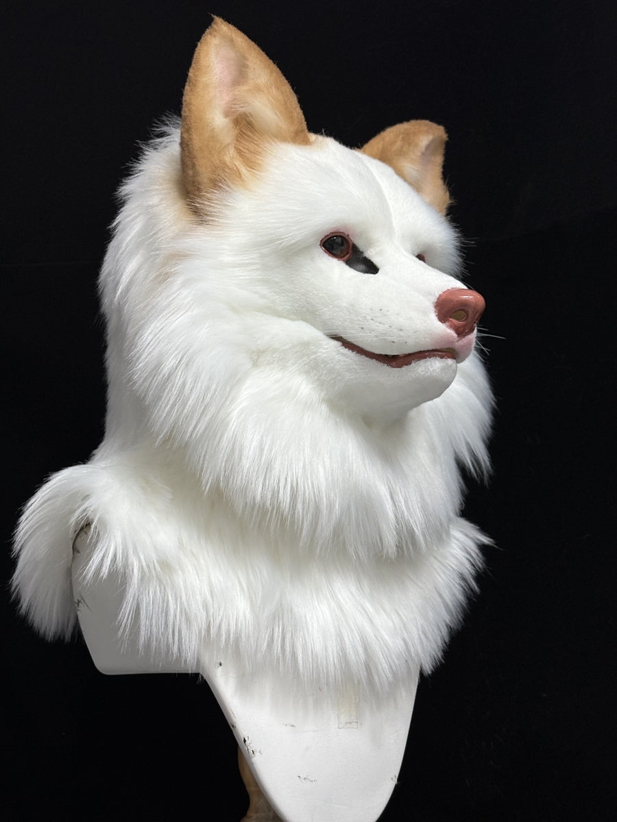 [Premade] Dog Realistic Fursuit Head Furry Costumes Mask Headdress