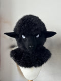 [Premade] Curly Sheep Realistic Fursuit Head Furry Costumes Mask Headdress