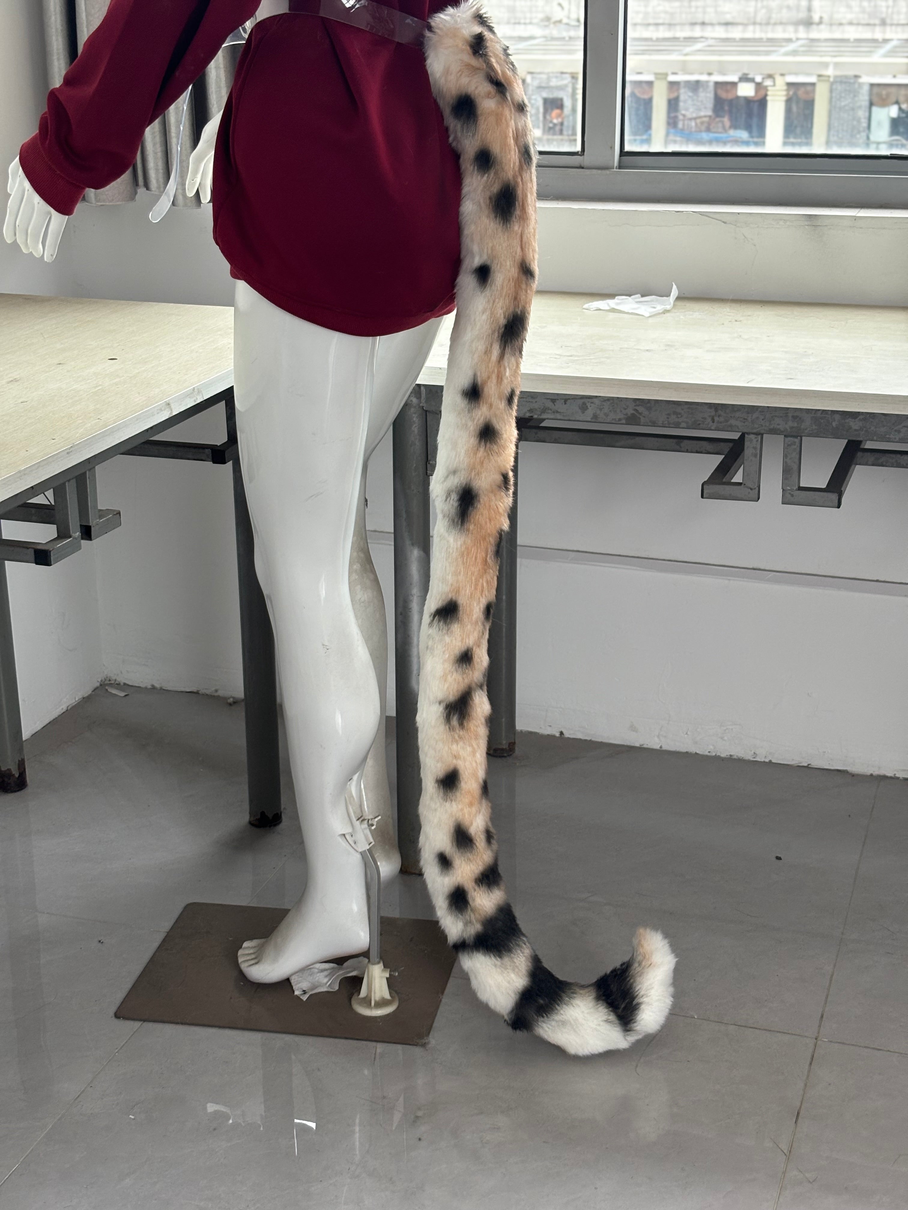 [Commissions] Cheetah Fursuit Head and Tail