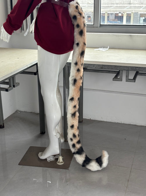 [Commissions] Cheetah Fursuit Head and Tail