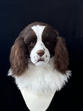 [Premade] Springer Spaniel Realistic Fursuit Head Movable Jaw Furry Headdress