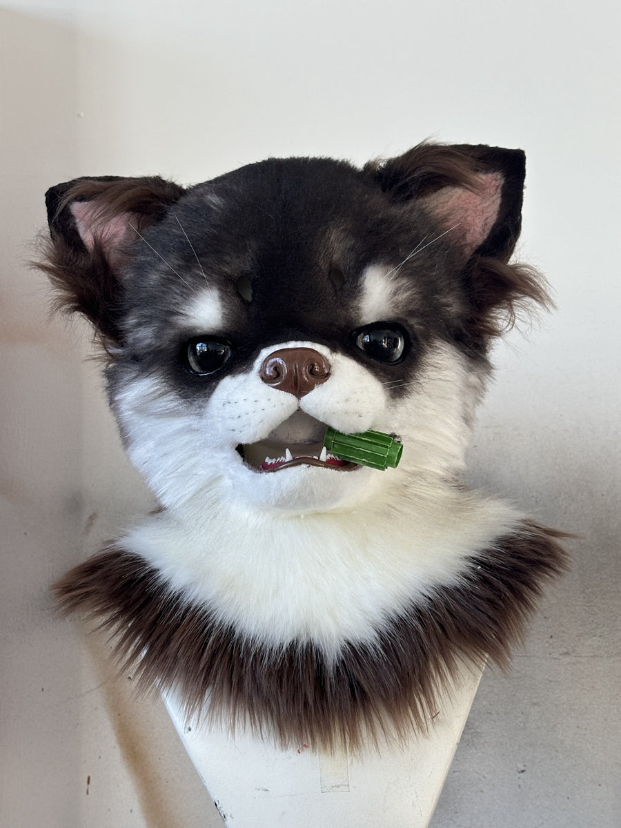 [Premade] Chihuahua Realistic Fursuit Head Furry Costumes Dog Mask Headdress