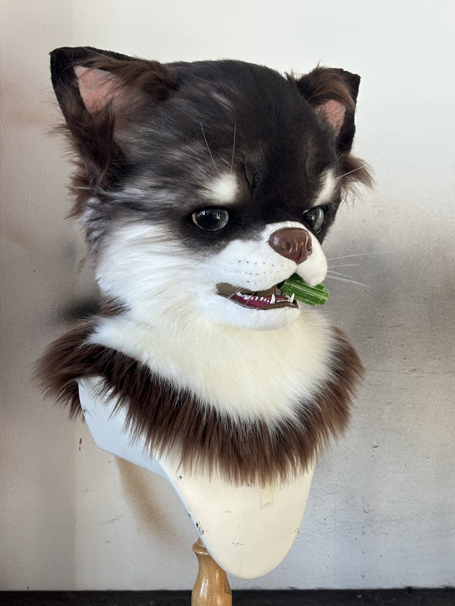 [Premade] Chihuahua Realistic Fursuit Head Furry Costumes Dog Mask Headdress