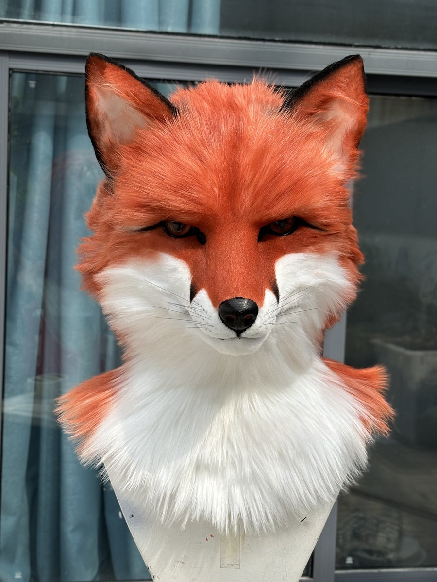 [Premade] Red Fox Realistic Fursuit Head Movable Jaw