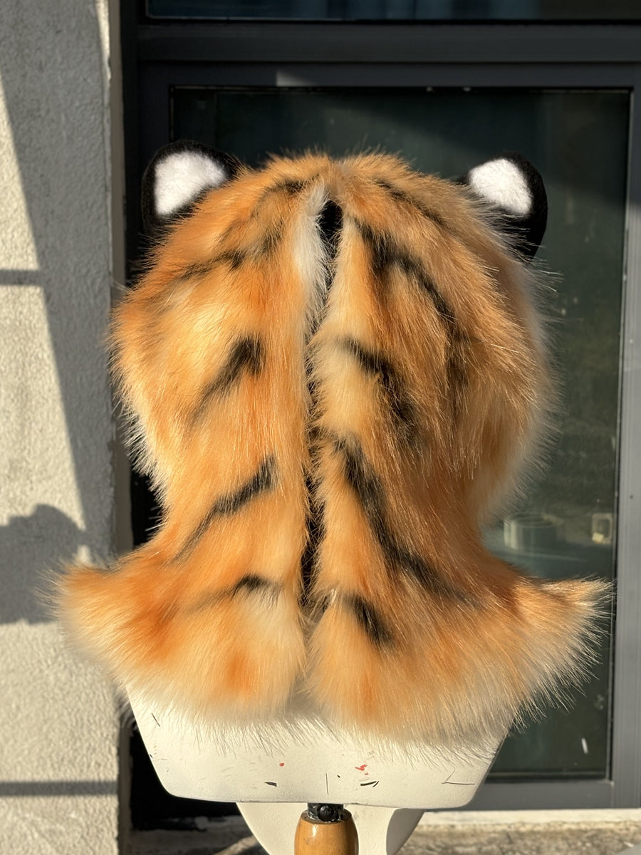 [Premade] Baby Tiger Realistic Fursuit Head Movable Jaw
