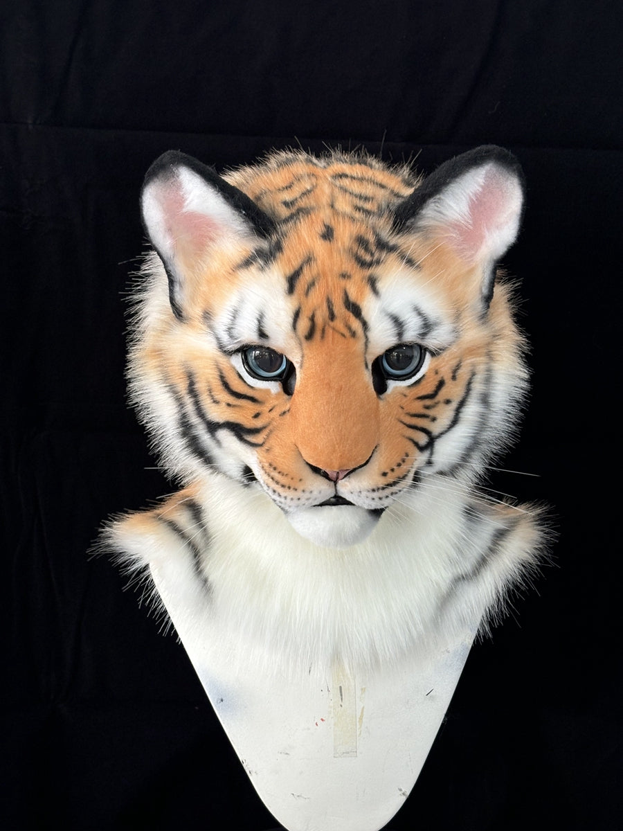 [Premade] Baby Tiger Realistic Fursuit Head Movable Jaw