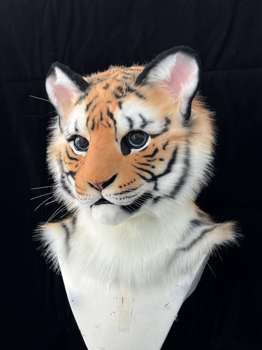 [Premade] Baby Tiger Realistic Fursuit Head Movable Jaw